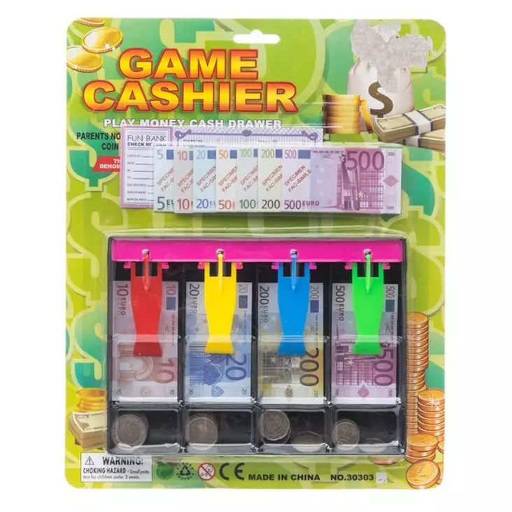 Leikkirahat kassalippaassa - Kotileikit - 6410413102682 - 1