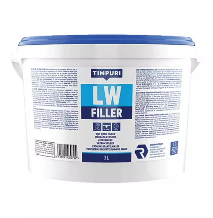 MÄRKÄTILATASOITE TIMPURI FILLER LW 3 L - Liimamassat ja tiivistysmassat - 6418091030792 - 1