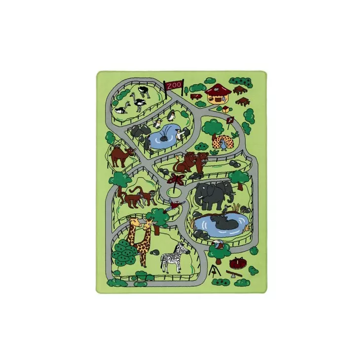 matto zoo el=C3=A4intarha lastenhuoneen matto - Lattiamatot - 6410413154162 - 1