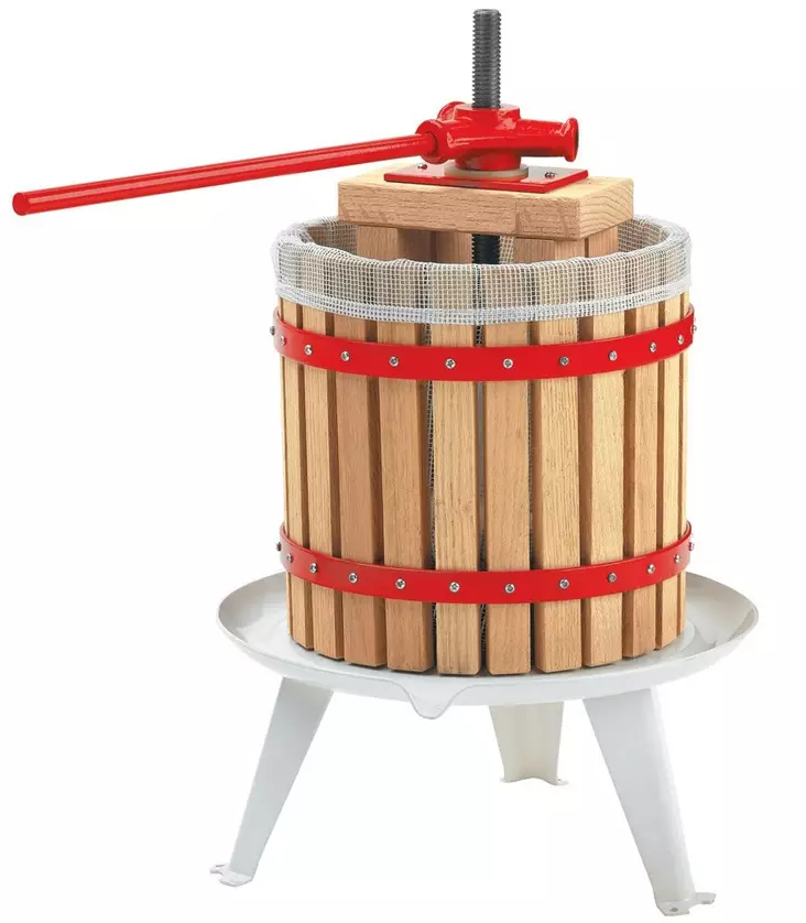 Käsikäyttöinen omenapuristin mehulle. - Mehupuristimet ja tarvikkeet - 6438168098142 - 1