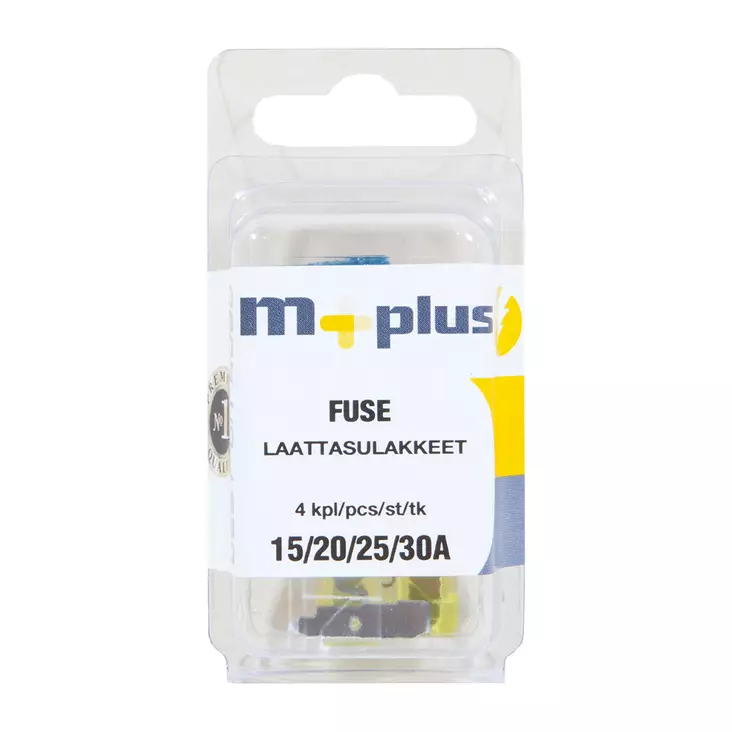 M+ LAATTASULAKELAJITELMA 15/20/25/30A - Sulakkeet ja sulakerasiat - 6417196696872 - 1