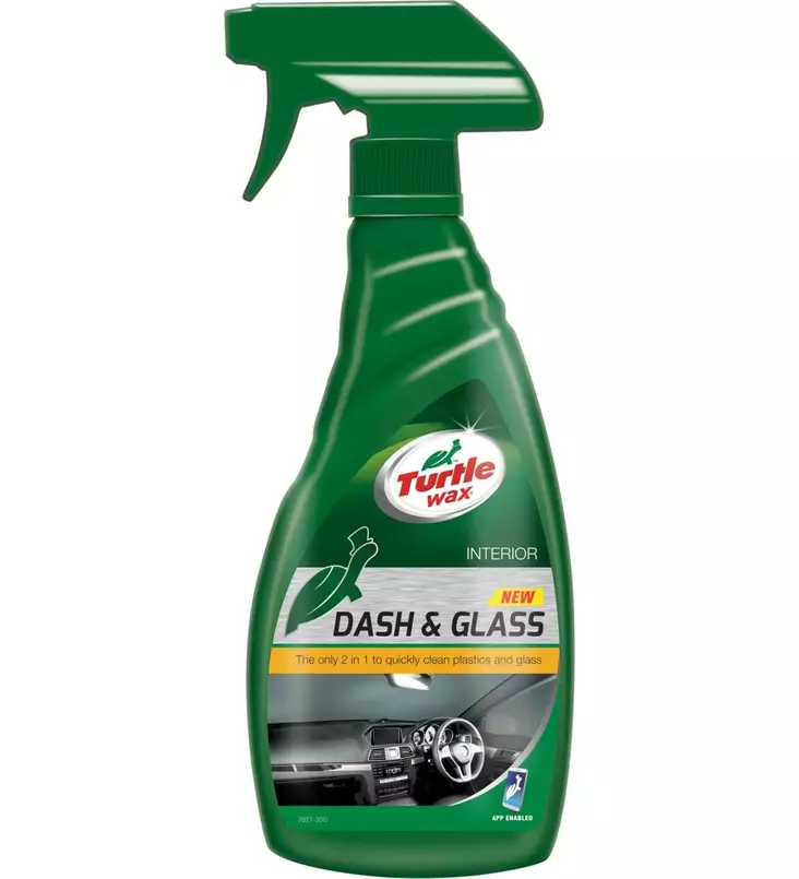 MUOVI JA LASINPESU DASH & GLASS 500ML TURTLE WAX - Auton sisäpesuaineet - 5010322776212 - 1