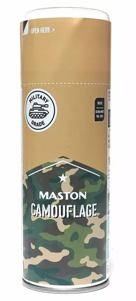 Naamiomaali matta beige Maston naamiomaali spraymaali - Naamiomaalit Camo - 6412490000042 - 1