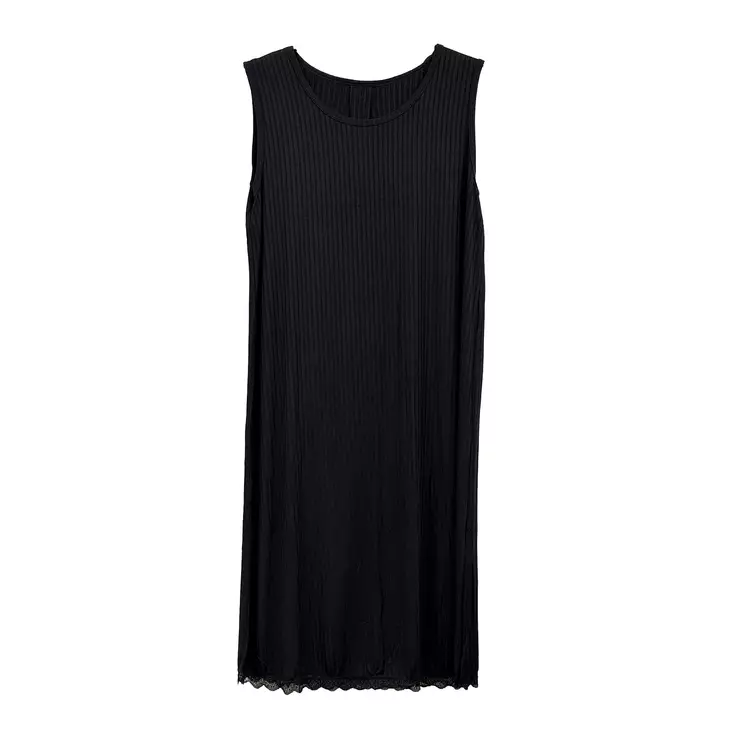 Naisten yöpaita one size musta - Naisten yö- ja oloasut - 6438506007652 - 1