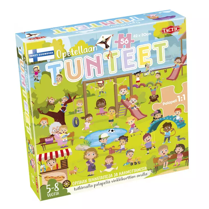 Opetellaan Tunteet palapeli - Lautapelit ja seurapelit - 6416739588742 - 1