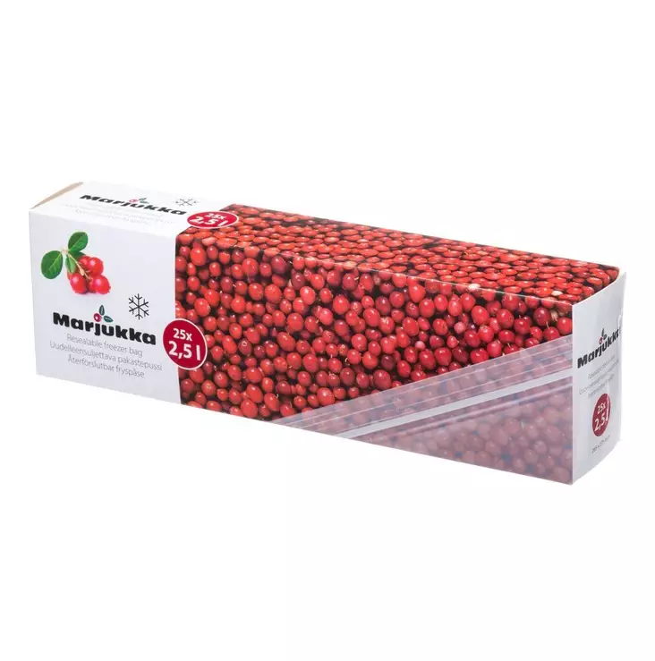 pakastepussi marjojen pakastaminen - Pakastuspussit ja -rasiat - 6410416276892 - 1
