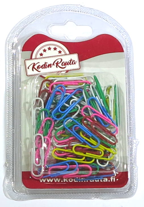 PAPERILIITIN VÄRIKÄS n.100KPL - Yleiset konttoritarvikkeet - 6438417018662 - 1