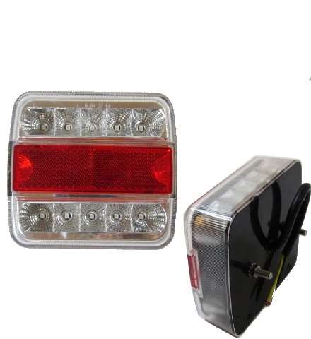 PERÄKÄRRYN TAKAVALO LED 4 TOIMINTOA - Peräkärryn takavalot - 6438168039152 - 1