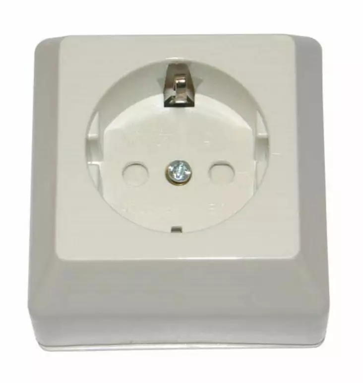 PISTORASIA 1-OSAINEN MAADOITETTU PINTA - Pistorasiat, haaroittimet ja kytkimet - 6438140942012 - 1