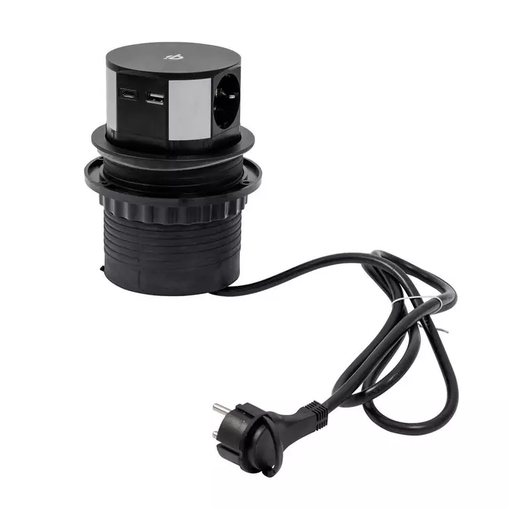 Pistorasia Pop-up 3-osainen, Airam - Pistorasiat, haaroittimet ja kytkimet - 6435200286482 - 1