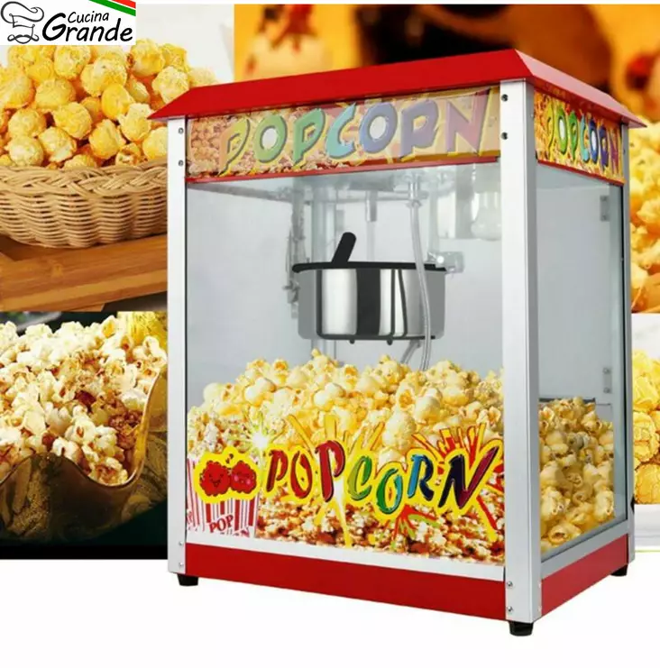 POPCORN-KONE 1300W Ammattikäytön popcorn kone - Yleiskoneet ja sekoittimet - 6438417039032 - 1
