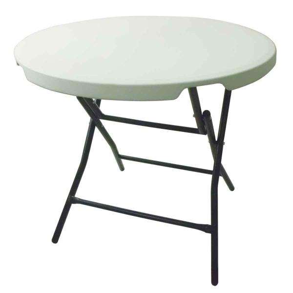 Pöytä taittuva camping pyöreä 80cm - Puutarhapöydät - 6438168084442 - 1