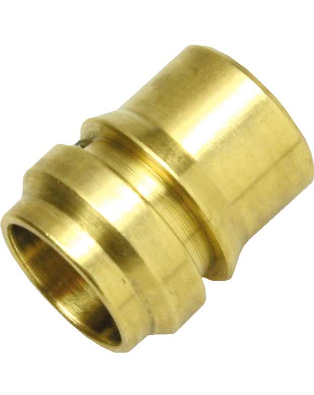 PUSERRUS SUPISTUSSARJA 10 X 8 MM OPAL MESSINKI - Käyttövesiliittimet ja tarvikkeet - 6413820150352 - 1