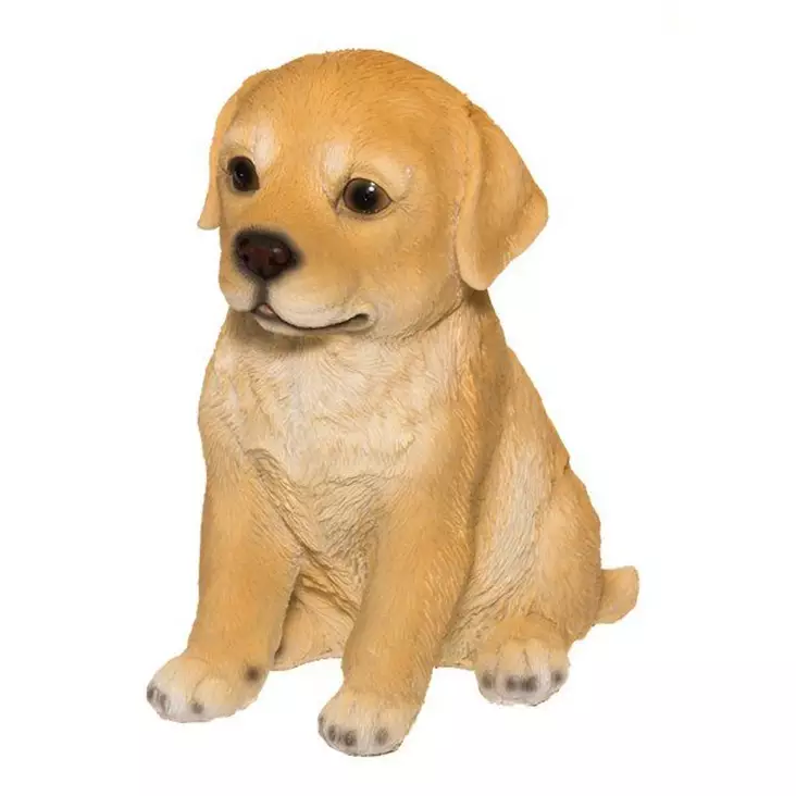 Puutarhapatsas Koiranpentu istuva 16cm - Puutarhakoristeet - 6410416026732 - 1