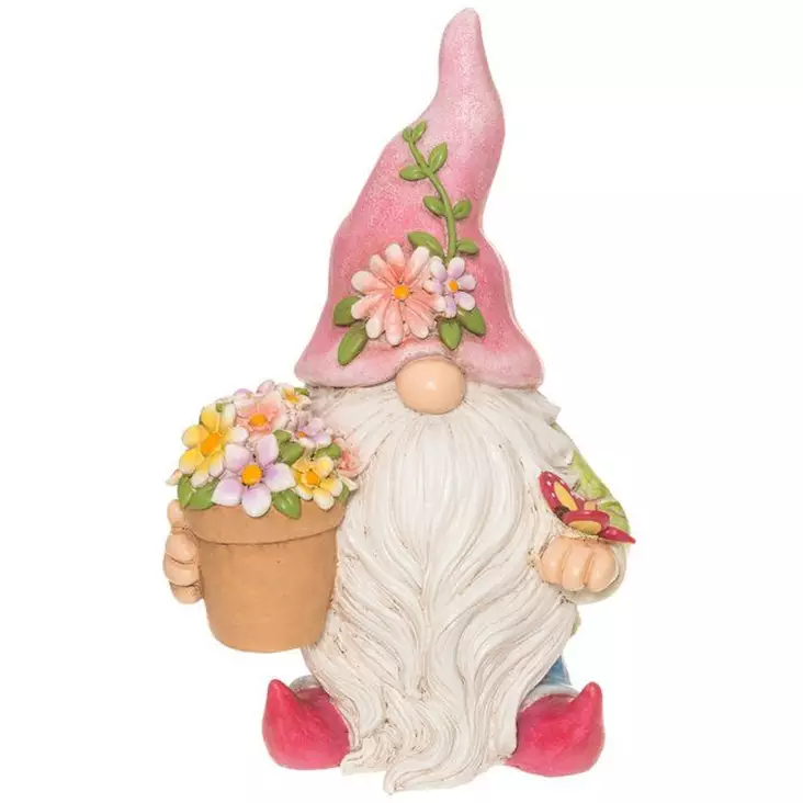 Puutarhatonttu vaaleanpunainen - Puutarhakoristeet - 6410416135052 - 1