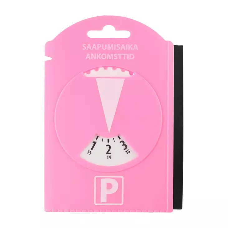 Pysäköintikiekko pinkki - Pysäköintikiekot - 6410416500362 - 1