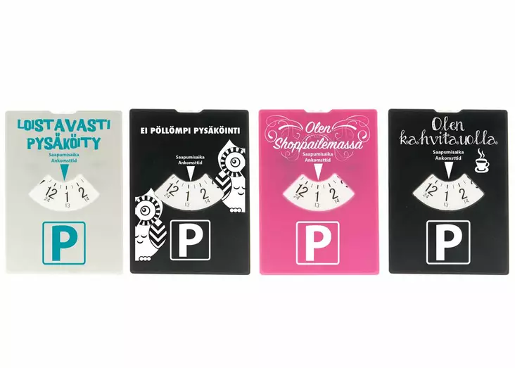 PYSÄKÖINTIKIEKKO TEKSTEILLÄ CARMAN - Pysäköintikiekot - 6410412865182 - 1