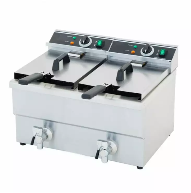 RASVAKEITIN 2-osainen 12,0L Ammattilaislaadun friteerauskeitin - Paistaminen ja kypsentäminen - 6438417028982 - 1