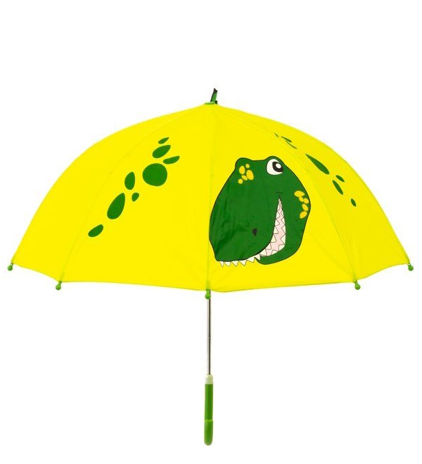 keltainen krokotiilisateenvarjo halkaisija 68cm - Sadevaatteet ja sadevarusteet - 6410416109572 - 1