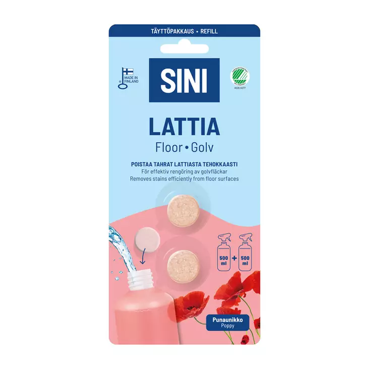 SINI LATTIA PUHDISTUSAINE TÄYTTÖPKT - Yleispuhdistusaineet - 6423800070082 - 1