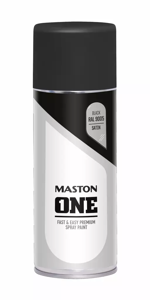 MASTON ONE MUSTA 9005 400ML - Spraymaalit - 6412490023102 - 1