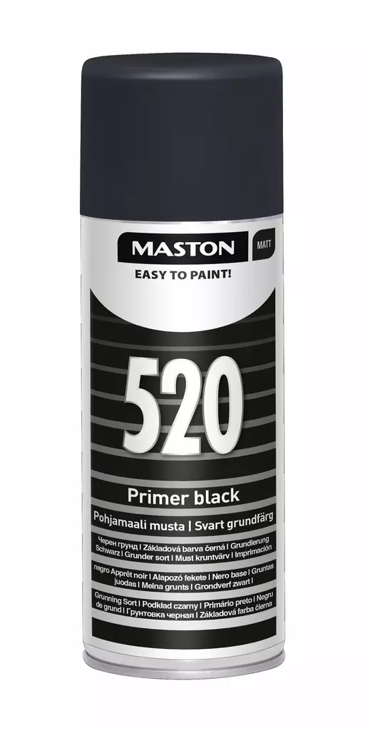 Spraymaali 100 Pohjamaali musta 400ml - Spraymaalit - 6412490028732 - 1