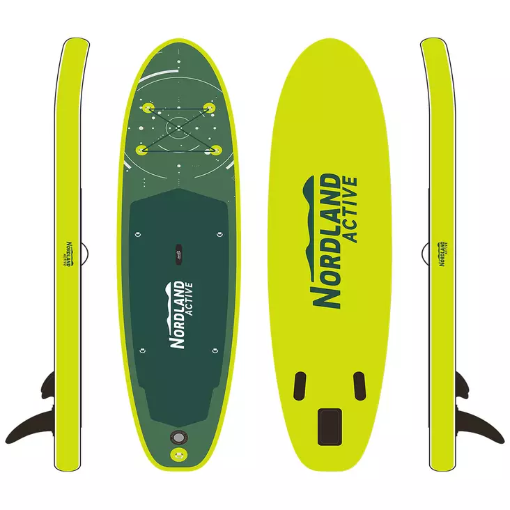 SUP-lauta 320x76x15cm vihreä-valkoinen - Sup laudat ja tarvikkeet - 6438168119472 - 1