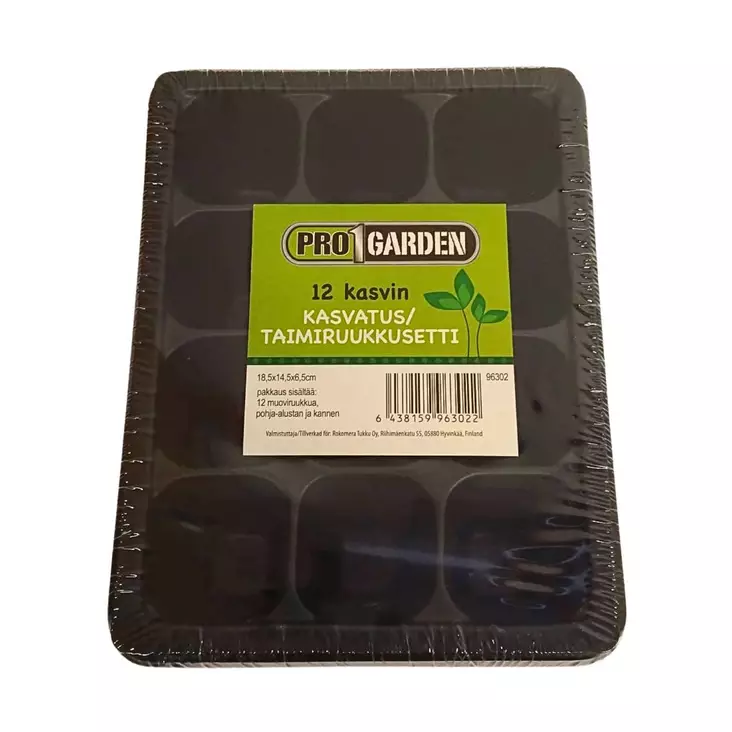 Taimiruukkusetti 18,5 x 14,5 x 6,5cm - Esikasvatus ja idättäminen - 6438159963022 - 1