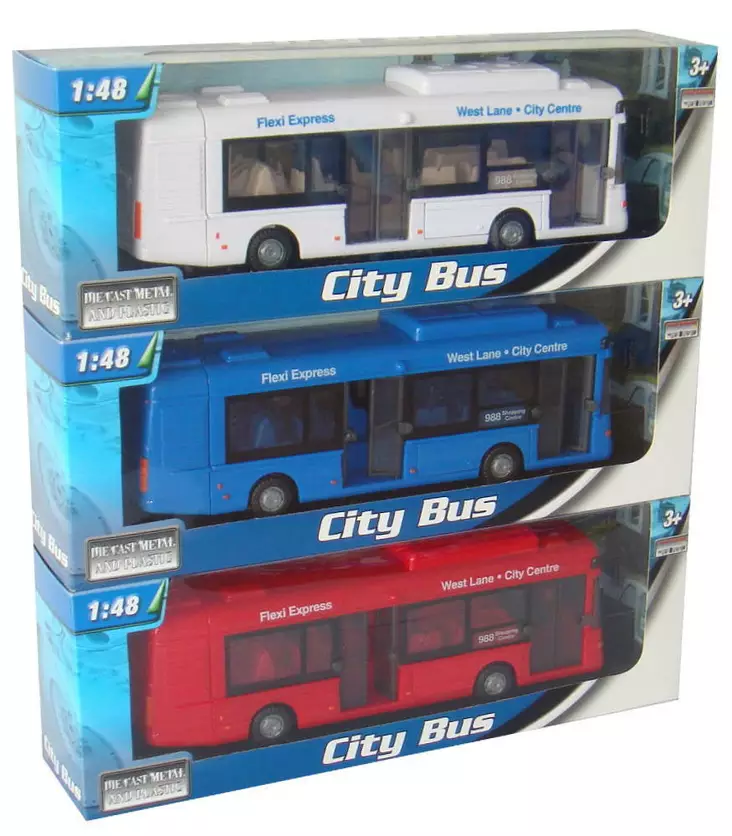 TEAMA KAUPUNKIBUSSI 1:48 - Leluajoneuvot - 4897021682072 - 1