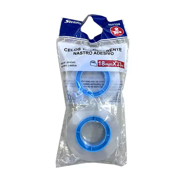 Teippirulla 2 kpl, 18mm*33m - Yleiset konttoritarvikkeet - 6438506012892 - 1