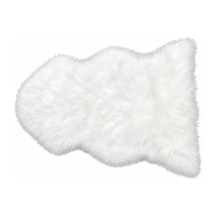 Tekoturkistalja 60x100cm valkoinen - Sisustustaljat - 6438159074902 - 1