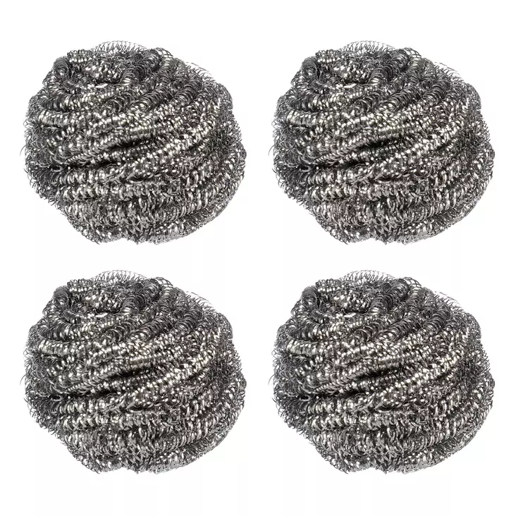 TERÄSHANKAUSPALLOT 4KPL S/S TERÄS - Hankaussienet ja ihmesienet - 6438159068802 - 1