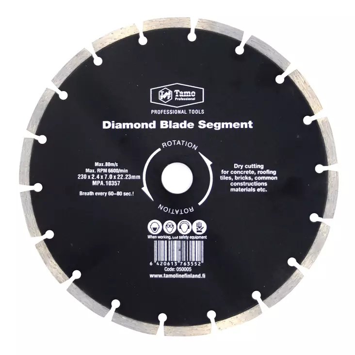 Timanttilaikka 230mm Segmentti - Timanttilaikat - 6420613763552 - 1