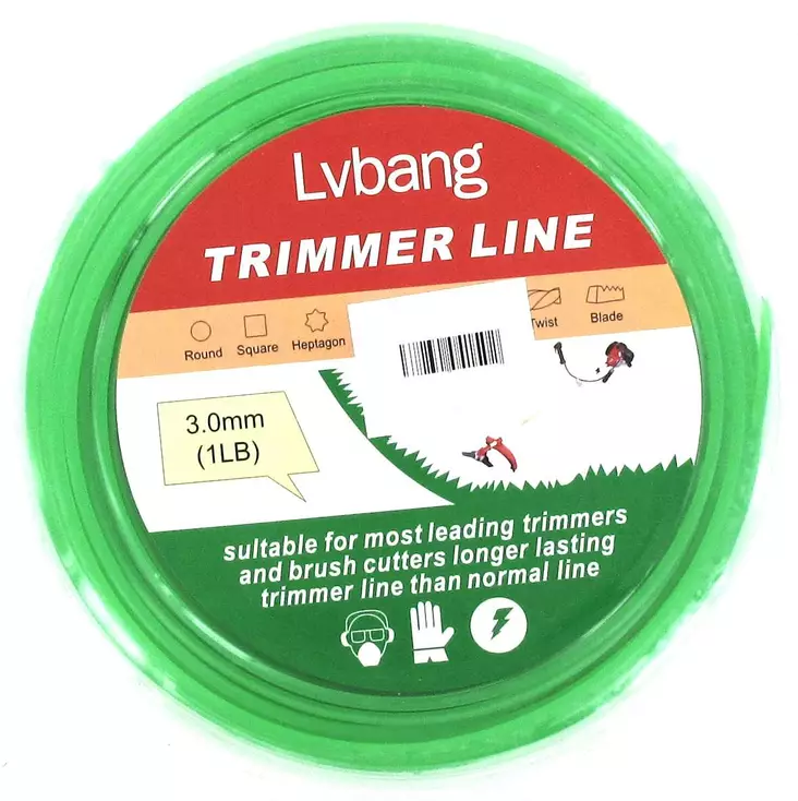 TRIMMERIN SIIMA 3MM/56M/0,5KG - Trimmerin siimat - 6438230041502 - 1