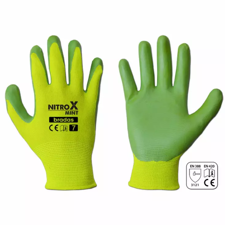 TYÖKÄSINE NITROX MINT RWNM - Työkäsineet - 5907544416562 - 1