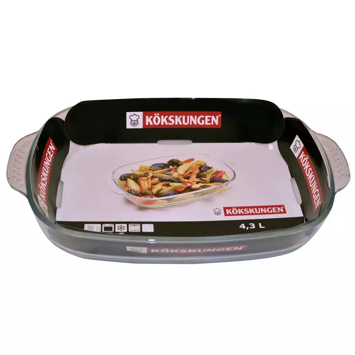 UUNIVUOKA 4,3L LASINEN Kökskungen - Uunivuoat ja lasivuoat - 7391467231032 - 1