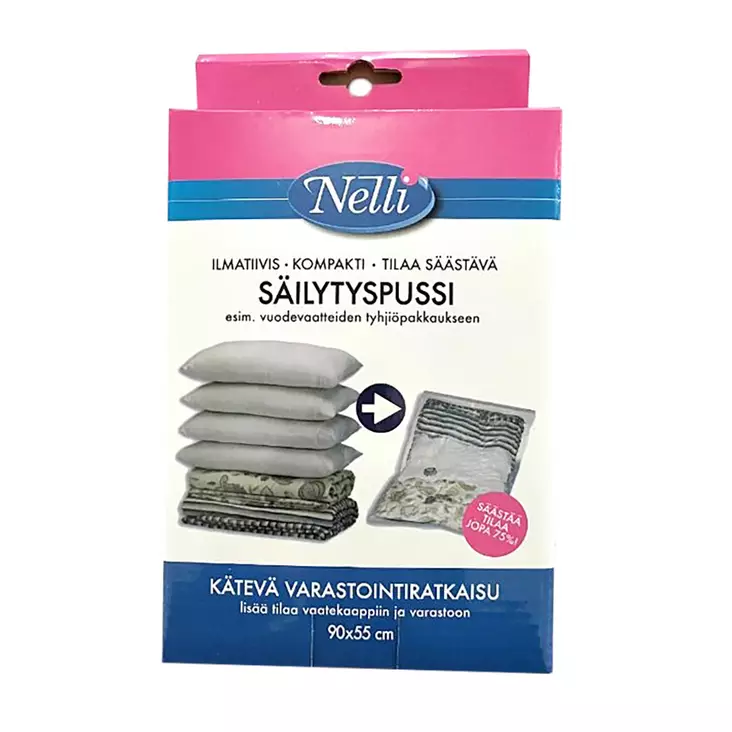 TYHJIÖPUSSI 55X90CM NELLI - Vakuumipussit ja vakuumirullat - 6438159081412 - 1