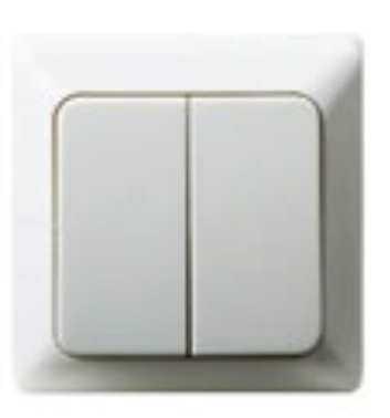 VALOKYTKIN 5-KRUUNU PINTA-ASENNETTAVA VALKOINEN - Pistorasiat, haaroittimet ja kytkimet - 6438140922052 - 2