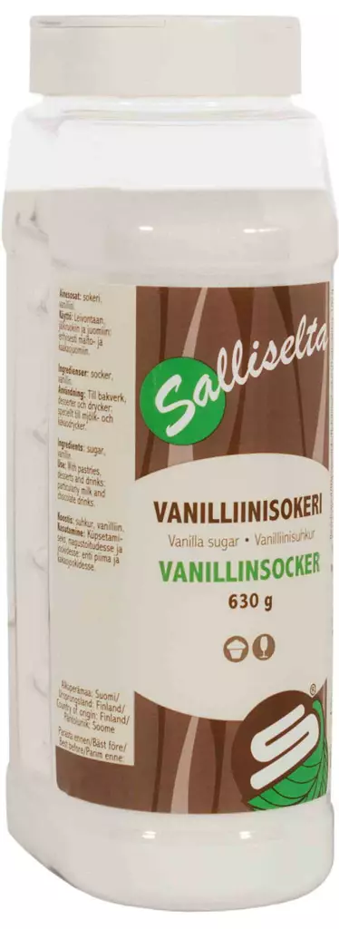 Vanilliinisokeri 630G Sallinen - Sokerit ja makeuttaminen - 6436501005642 - 1