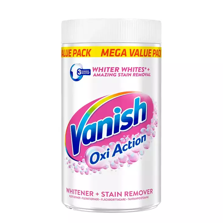 Vanish Oxi Actin tahranpoistojauhe 1,5kg - Tekstiilinpuhdistusaineet - 5714970004252 - 1