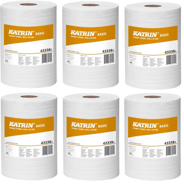 Vetopyyhe M 1-kerroksinen Katrin 6rll / skk - Talouspaperit - 5902467433382 - 2