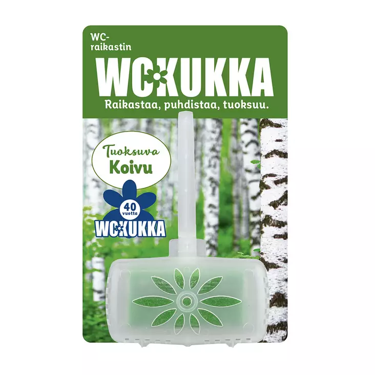 WC-RAIKASTIN WC KUKKA KOIVU 50G - Huonetuoksut ja ilmanraikastimet - 6412203102612 - 1