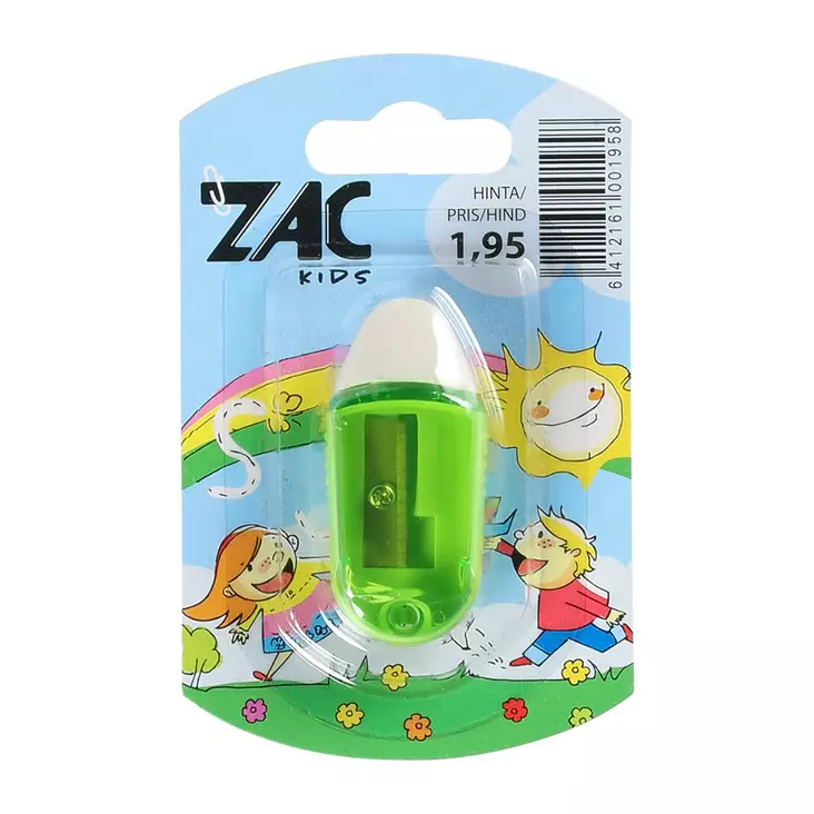 ZAC Kids Pyyhekumi teroittimella - Taiteilijatarvikkeet - 6412165097872 - 1