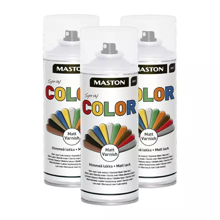 3 x Spraymaali Color Mattalakka 400ml - Spraymaalit - 6412491203312R3 - 1