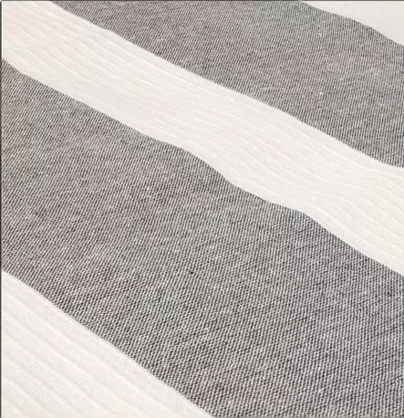 Kierr=C3=A4tysmateriaalista kudottu raidallinen p=C3=A4iv=C3=A4peite. =
Banderollipakkaus. - Pussilakanat, petivaatteet ja tyynyt - 6410416033143 - 2