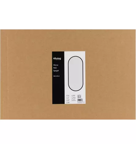 4Living Peili ovaali 38,5x90 cm - Peilit - 6410416072333 - 2