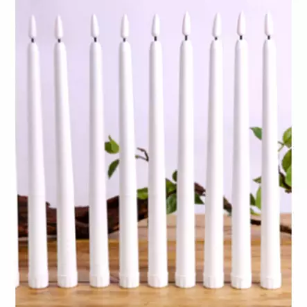 Antiikkikynttilä led 2kpl/pkt 3D valkoinen - LED-kynttilät - 6438159990233 - 1