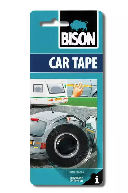 AUTOTEIPPI Bison 1,5m x 19 mm car tape - Asennusteipit ja korjausteipit - 8710439036533 - 1