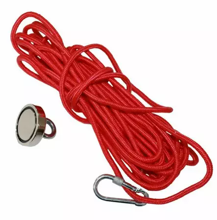 KALASTUSMAGNEETTI 112kg + Köysi - Metallinpaljastimet ja magneettikalastus - 6430074690823 - 1