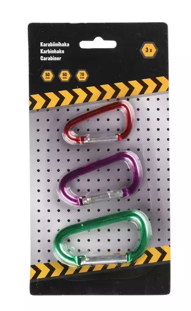 karabiinihaka tavaroiden ripustaminen rinkkaan - Kiinnityshaat ja salvat - 6410413273443 - 1